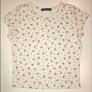 Brandy Melville Floral Ashlyn Top